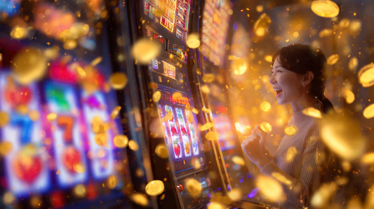 Inferno Slots — Las Vegas night slots atmosphere with fire and gold highlights